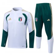 Chandal de Sudadera del Italia 25-26 Blanco