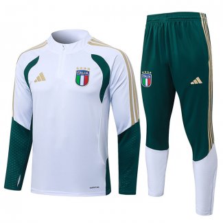 Chandal de Sudadera del Italia 25-26 Blanco