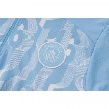 Chandal de Sudadera del Manchester City 24-25 Azul