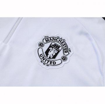 Chandal de Sudadera del Manchester United Nino 25-26 Blanco