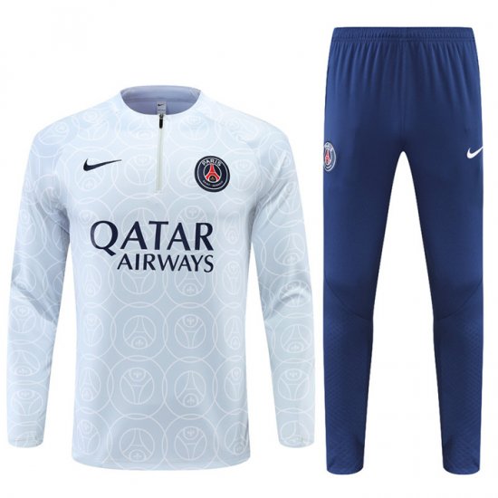 Chandal de Sudadera del Paris Saint-Germain 2022-23 Gris - Haga un click en la imagen para cerrar