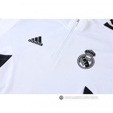Chandal de Sudadera del Real Madrid 22-23 Blanco
