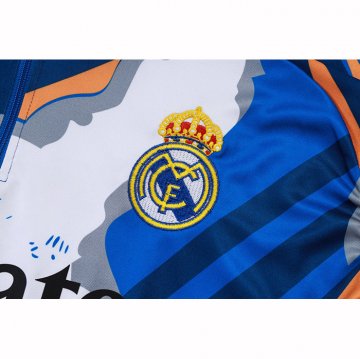 Chandal de Sudadera del Real Madrid 25-26 Azul Blanco