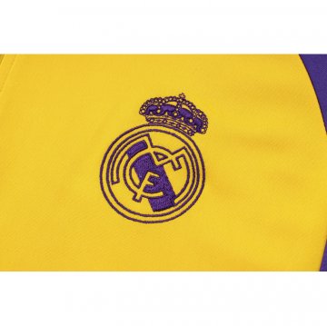 Chandal de Sudadera del Real Madrid Nino 23-24 Amarillo