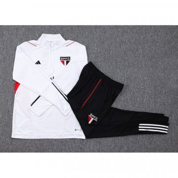 Chandal de Sudadera del Sao Paulo 23-24 Blanco