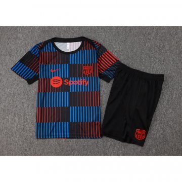 Chandal del Barcelona Manga Corta 2024 Azul - Pantalon Corto