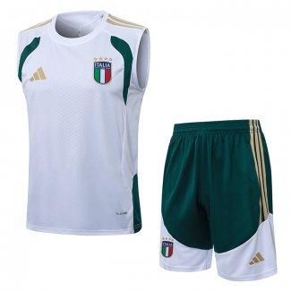 Chandal del Italia Sin Mangas 25-26 Blanco