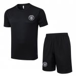 Chandal del Manchester City Manga Corta 25-26 Negro - Pantalon Corto
