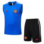 Chandal del Manchester United Sin Mangas 25-26 Azul