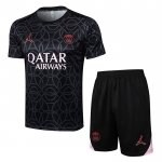 Chandal del Paris Saint-Germain Jordan Manga Corta 2024-2025 Negro - Pantalon Corto