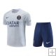 Chandal del Paris Saint-Germain Manga Corta 2022-2023 Gris - Pantalon Corto