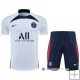 Chandal del Paris Saint-Germain Manga Corta 2022-23 Blanco - Pantalon Corto