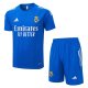 Chandal del Real Madrid Manga Corta 25-26 Azul Blanco - Pantalon Corto