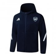 Chaqueta con Capucha del Arsenal 25-26 Negro