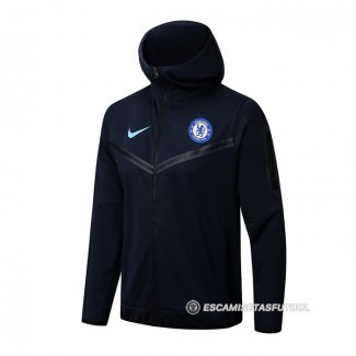 Chaqueta con Capucha del Chelsea 22-23 Azul