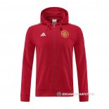 Chaqueta con Capucha del Manchester United 22-23 Rojo