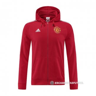 Chaqueta con Capucha del Manchester United 22-23 Rojo