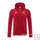 Chaqueta con Capucha del Manchester United 22-23 Rojo