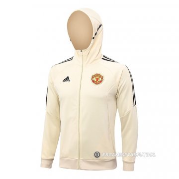 Chaqueta con Capucha del Manchester United 23-24 Amarillo