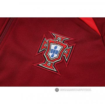 Chaqueta con Capucha del Portugal 23-24 Rojo