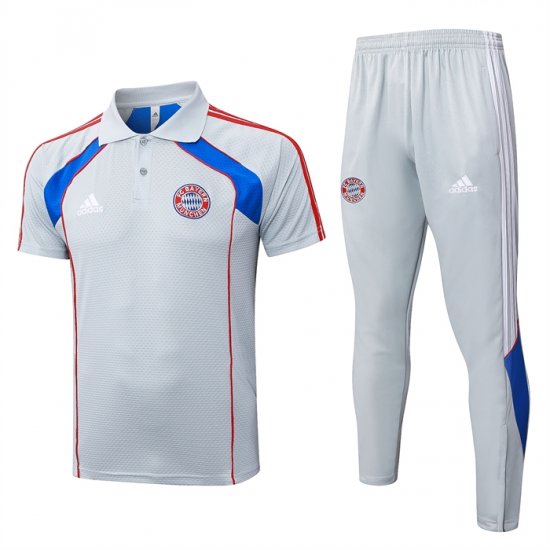 Conjunto Polo del Bayern Munich 25-26 Gris - Haga un click en la imagen para cerrar