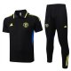 Conjunto Polo del Manchester United 25-26 Negro Amarillo