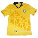 Tailandia Camiseta del Brasil Commemorative Amarillo