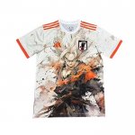 Tailandia Camiseta Japon Anime 25-26 Blanco y Naranja