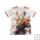 Tailandia Camiseta Japon Anime 25-26 Blanco y Naranja