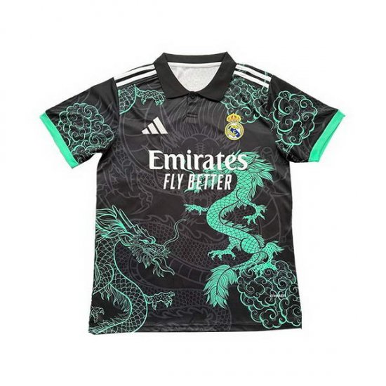 Tailandia Camiseta Real Madrid Dragon 2025-26 Negro - Haga un click en la imagen para cerrar