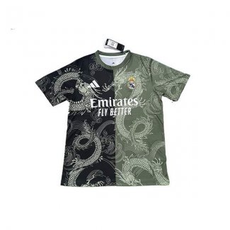 Tailandia Camiseta Real Madrid Dragon 2025-26 Negro Gris